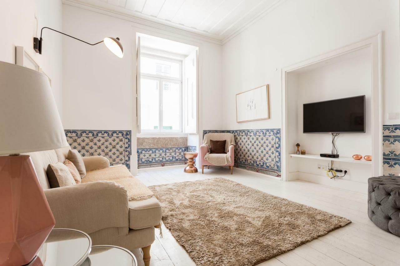 Baixa Tile Blue Two-Bedroom Apartment - By Lu Holidays Lisboa Kültér fotó